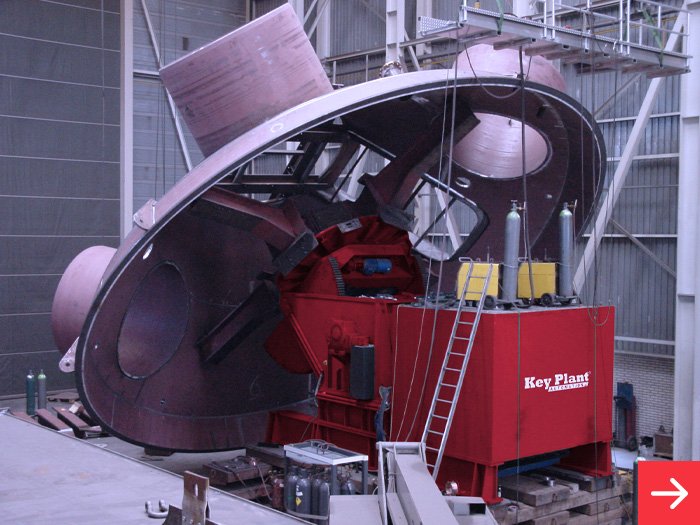 A welding positioner on hire in the nuclear industry