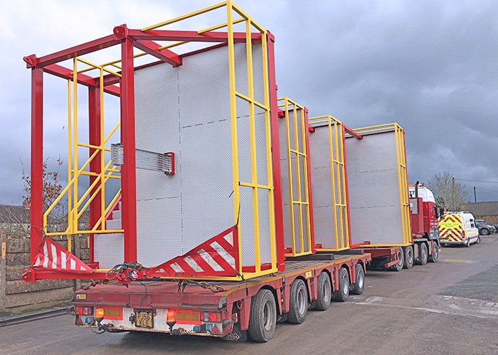 Steel fabricated heating tower project