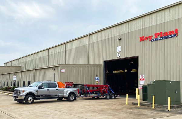 A photograph of Key Plant USA's facility in Houston, Texas