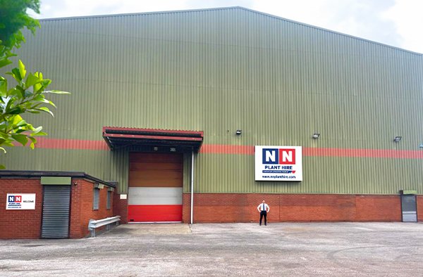 A photograph of the front of N&N Plant Hire Services new facility in Sheffield